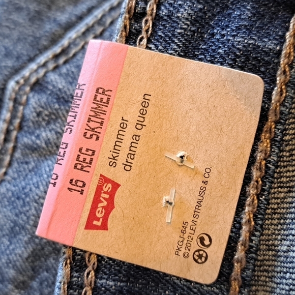 Levi's girls skimmer jean shorts size 16 - Picture 4 of 6